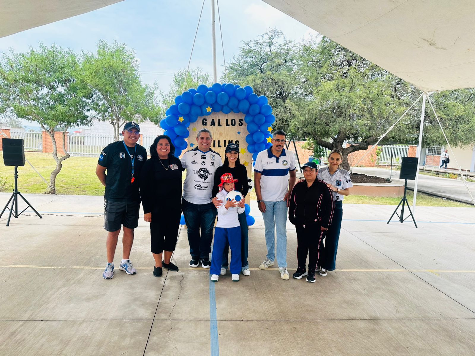 Gallos Smiling en la inauguración del Torneo Guadalajara T21
